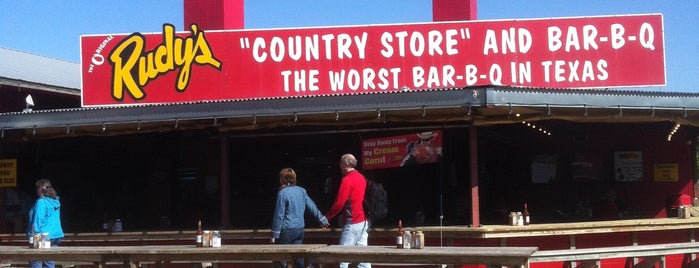 Rudy's Country Store and Bar-B-Q is one of Done.