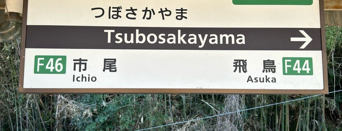 Tsubosakayama Station is one of 近畿日本鉄道 (西部) Kintetsu (West).
