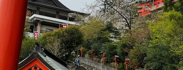 熊野那智大社 is one of 長い石段や山の上にある寺社.