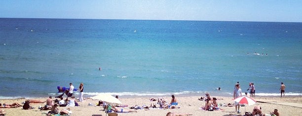 Platja de la Barceloneta is one of Barcelona Favorite.