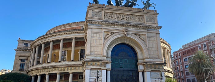 Teatro Politeama Garibaldi is one of Theatres (Sicily).