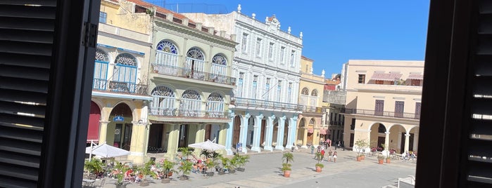 Plaza Vieja is one of Havana, Cuba.