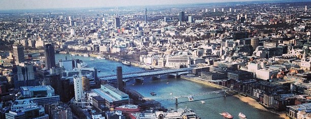 The View from The Shard is one of London Walk-n-Drink.