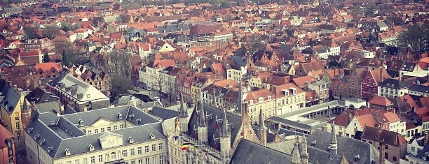 Belfry of Bruges is one of Bruges.