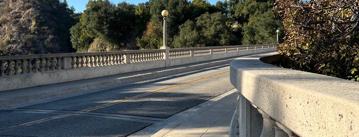 La Loma Rd Bridge is one of LA sights / culture.