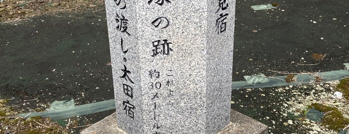 中山道一里塚の跡（恵土一里塚） is one of 中山道.