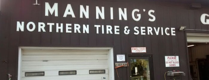 Manning's Northern Tire & Service is one of Tempat yang Disukai Ray.