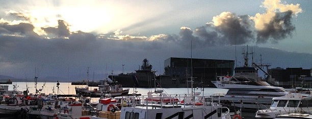 Reykjavik Harbour is one of Road Trip Iceland.