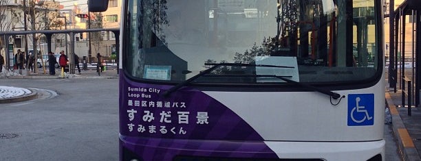 押上駅前(スカイツリー前)バス停 is one of 墨田区内循環バス 南部ルート.