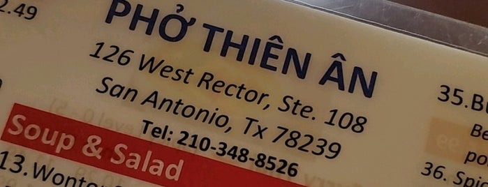 Pho Thien An is one of San Antonio: Two Stars.