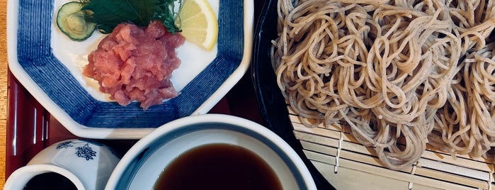 Maguro Soba is one of 浅草で蕎麦.