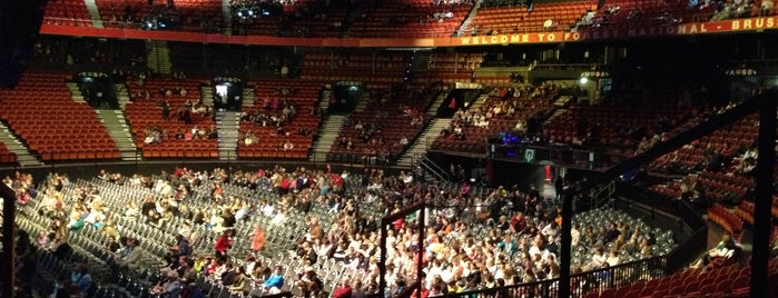 Forest National is one of Top Music Venues (big screens trashed by Moose).