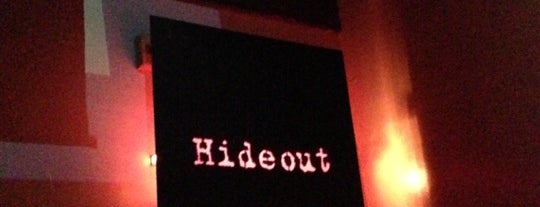 Hideout is one of Bars To-Do List.