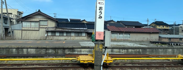 Ōmi Station is one of 新潟県内全駅 All Stations in Niigata Pref..
