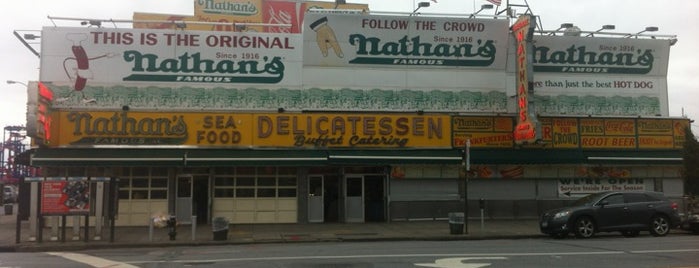 Nathan's Famous is one of Restaurants to try.