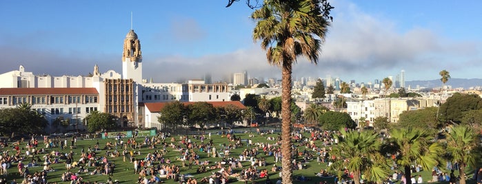 Mission Dolores Park is one of San Fran & Berkeley.