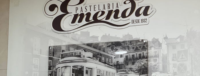 Pastelaria Emenda is one of Breakfast in Lisbon.