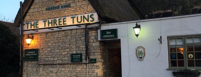 The Three Tuns is one of Good food around Bedford and Cambridgeshire.