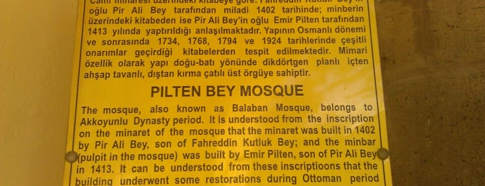 Pilten Balaban Bey Camii is one of Bingol to Do List.