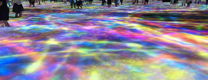 DMM.PLANETS Art by teamlab is one of Tokyo.