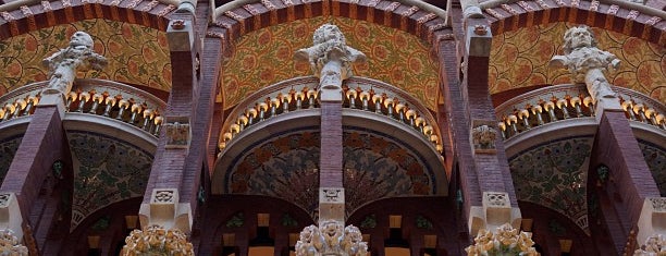 Palais de la musique catalane is one of Barcelona.