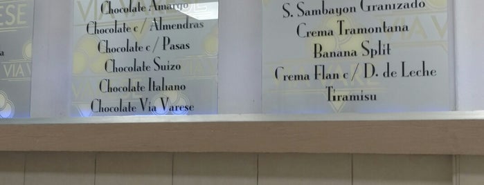Vía Varese is one of Best Ice Cream in Buenos Aires.