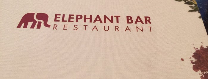 Elephant Bar is one of Bars/Restaurants.