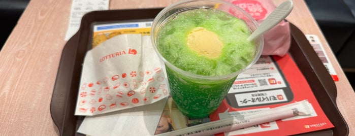 Lotteria is one of ハンバーガー 行きたい.