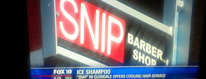 SNIP Barber Shop is one of Tempat yang Disukai Mike.