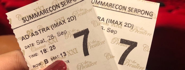 Summarecon Serpong XXI - IMAX is one of Bioskop.