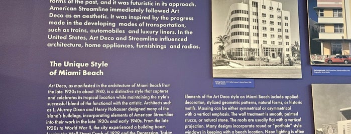 Art Deco Museum is one of Florida to do.
