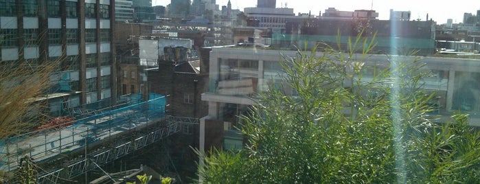 Boundary Rooftop is one of London Coffee/Tea/Food 2.