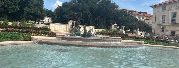 Littlefield Fountain is one of The Forty Acres - University of Texas.