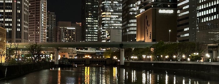 Yodoyabashi Bridge is one of うまれ浪花の 八百八橋.