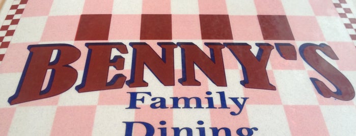 Benny's Family Dining is one of Must Try Eats.
