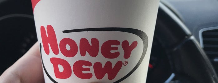 Honey Dew Donuts is one of must go tos.