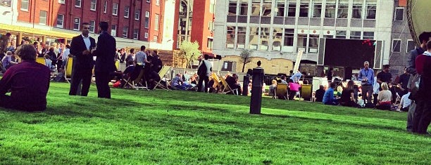 The Lawn at Spinningfields is one of Phat's Saved Places.