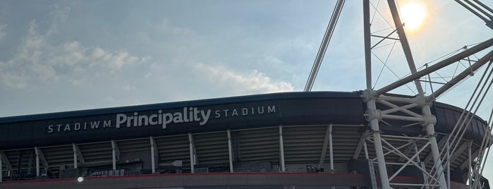 Principality Stadium is one of places.