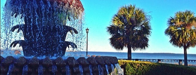Waterfront Park is one of Charleston Wine + Food Fest.