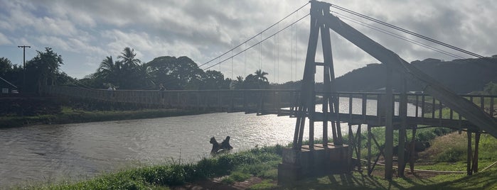 Hanapepe Swinging Bridge is one of Kaua’i.