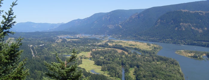 Beacon Rock State Park is one of Washington state parks.