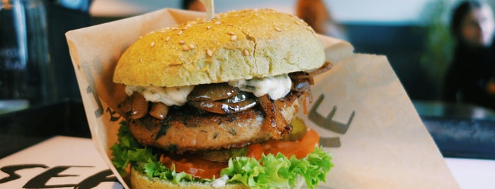 The Dutch Weedburger is one of Amsterdam Vegan.
