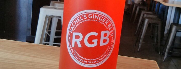 Rachel's Ginger Beer is one of Seattle.