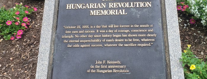 Hungarian Revolution Memorial is one of Posti che sono piaciuti a barbee.