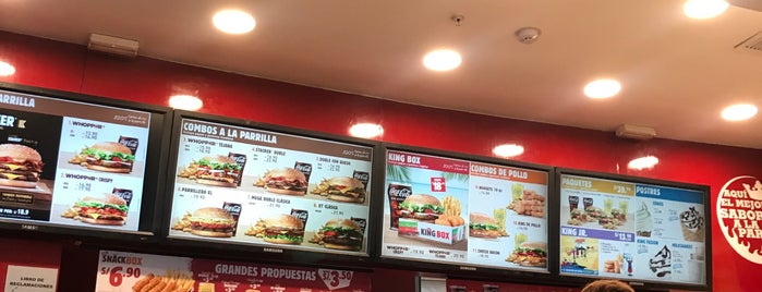 Burger King is one of Peru.