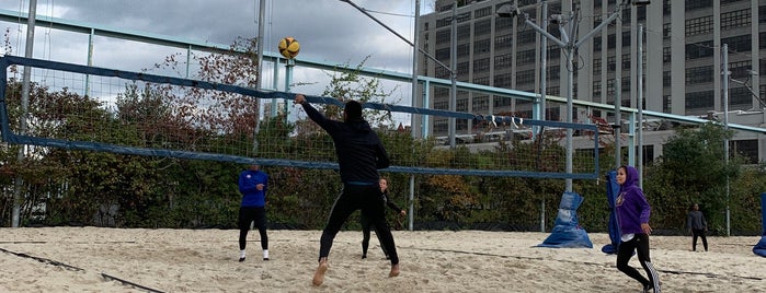 Pier 6 Volleyball Courts is one of The 15 Best Places for Waterfront in New York City.