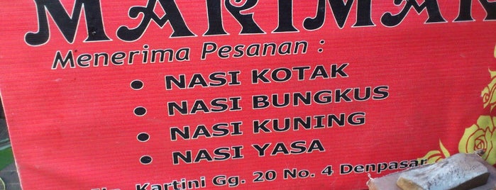 Nasi Jinggo Marimar is one of Bali.