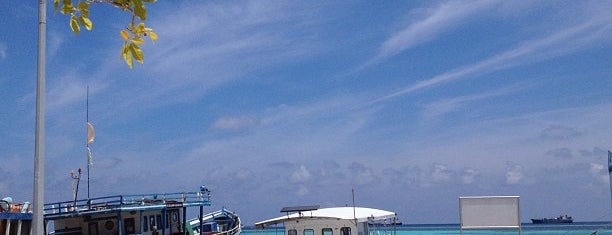 GDh. Thinadhoo Harbour is one of Yaron's Saved Places.