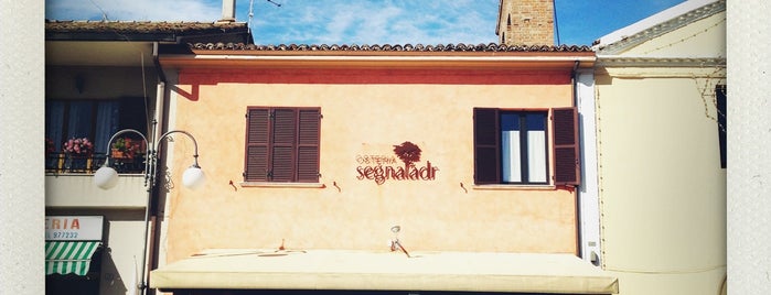 Osteria Segnaladr is one of Le Marche, Italy.