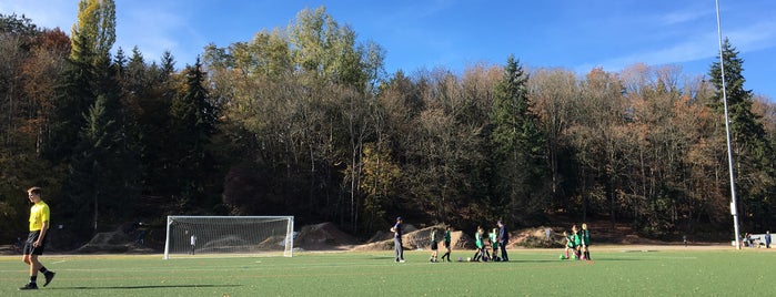 Lower Woodland Athletic Fields & Courts is one of Lugares favoritos de Jack.